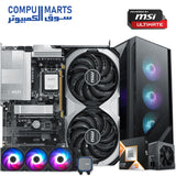 Custom Gaming PC Bundle  – Ryzen 9 9950X3D | MSI PRO B850-P WiFi | 32GB DDR5 6000MHz | Lexar NVMe SSD 6500MB/s | MSI RTX 4070 SUPER Ventus 2X | MSI A13 Cooler | 750W Bronze PSU