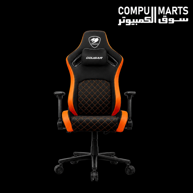 COUGAR Defensor ergonomic gaming chair with 4D folding armrests