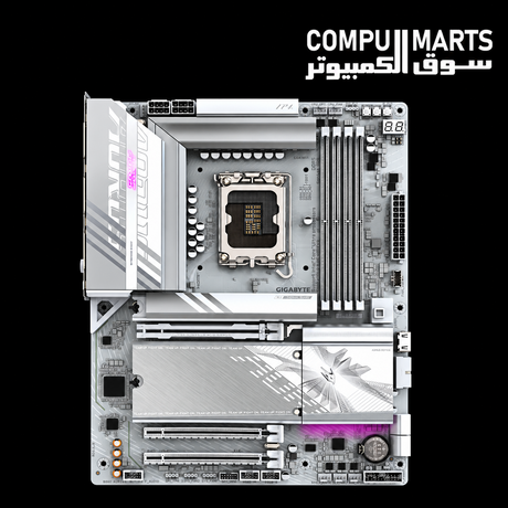 GIGABYTE B860 AORUS ELITE WIFI7 ICE motherboard with Intel B860 chipset