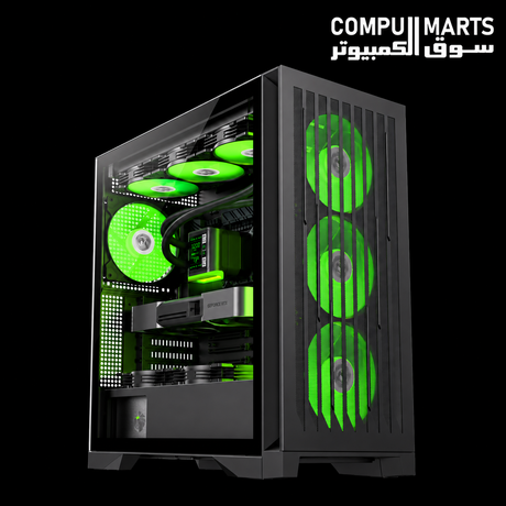 GAMEMAX LEADER 2 BK E-ATX Mid Tower Gaming Case with ARGB PWM fan support