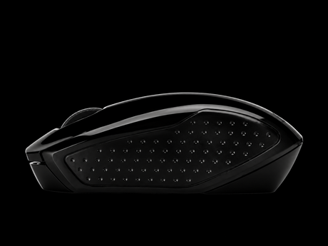 HP X6W31AA black wireless optical mouse with 2.4GHz connectivity