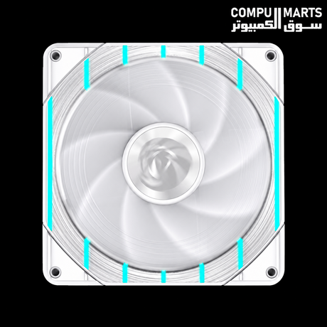 GAMEMAX Tornado T14 ARGB-R PWM fan with speeds up to 2200 RPM