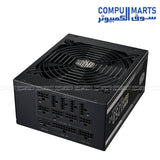 Cooler Master MWE Gold 1250 V2 ATX 3.1 Fully Modular 80 PLUS Gold Certified Power Supply – 1250W