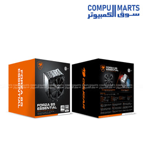 Cougar Forza 85 – CPU Air Cooler – 6 Heatpipes – 120mm Fan – Intel AMD Compatible