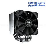 Cougar Forza 85 – CPU Air Cooler – 6 Heatpipes – 120mm Fan – Intel AMD Compatible