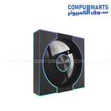 120mm darkFlash DM8 LINE fan with 33.6 dBA noise level and 1.8 mm H²O static pressure for Egypt