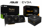 BOSTAN BRANCH BUNDLE 1 ASUS ProArt GeForce RTX 5070 Ti 16GB PROART-RTX5070TI-O16G + EVGA SuperNOVA 750 GT 750W 80 Plus Gold Fully Modular PSU Bundle