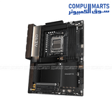 X870E AERO X3D DARK WOOD ATX motherboard supporting AMD Socket AM5 and Ryzen 9000, 8000 and 7000 Series processors