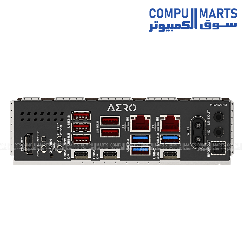 GIGABYTE X870E AERO X3D DARK WOOD featuring USB4 Type-C, PCIe 5.0 expansion and four M.2 connectors