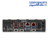 GIGABYTE X870E AERO X3D DARK WOOD featuring USB4 Type-C, PCIe 5.0 expansion and four M.2 connectors