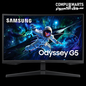 Samsung Odyssey G5 S27CG552EMXEG 27 Inch Curved Gaming Monitor