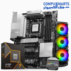 9700X 8-Core-Processor-PRO X870-P- WIFI-Motherboard-M360-AIO-Liquid Cooler-MSI 