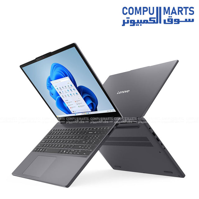 Lenovo IdeaPad Slim 3 15IRH10 Luna Grey laptop with 15.3 inch WUXGA IPS display and slim design