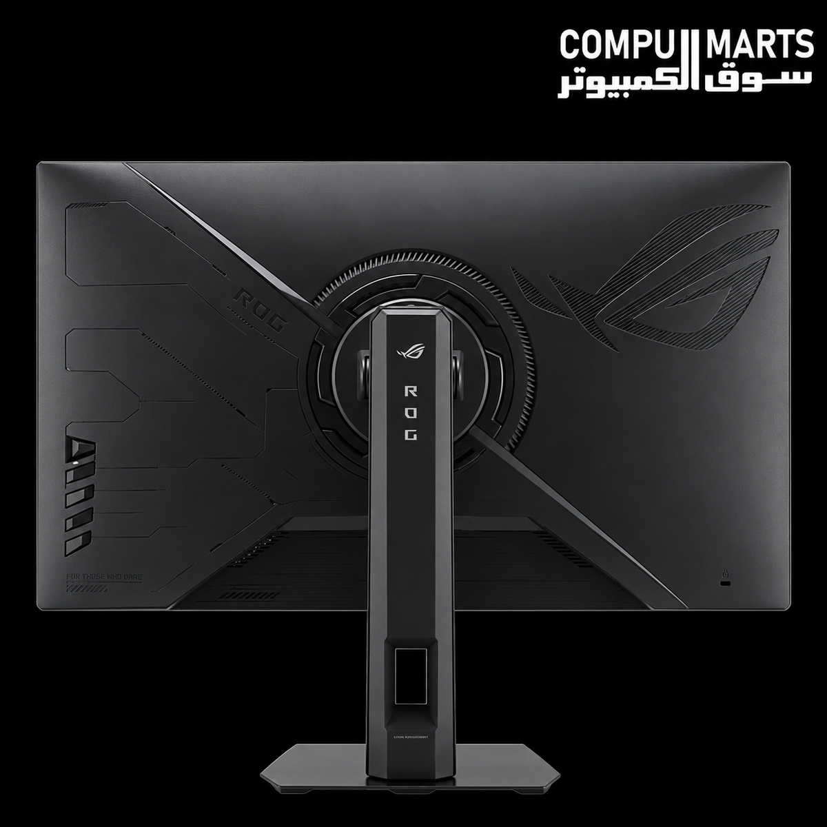 ASUS ROG Strix XG27ACMES Fast IPS gaming monitor rear view