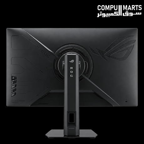 ASUS ROG Strix XG27ACMES Fast IPS gaming monitor rear view