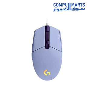 Logitech G102 LIGHTSYNC Black wired gaming mouse with optical sensor