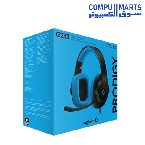 Logitech G233 PRODIGY Wired Gaming Headset