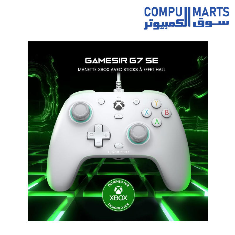 GameSir G7 SE Gamepad Wired Game Controller for Windows PC, Xbox Consoles,  Plug and Play Gaming Gamepad with Hall Effect Joysticks/Hall Trigger, 3.5mm