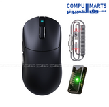 ATTACK SHARK X8PRO gaming mouse with C06ULTRA coiled cable, Type-C charging, and 55±3g weight from Compumarts