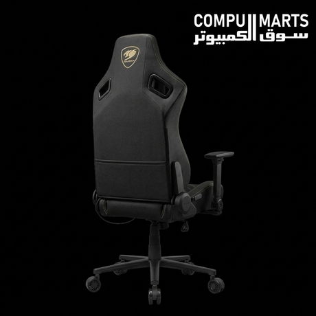 COUGAR Defensor ergonomic gaming chair with 4D folding armrests