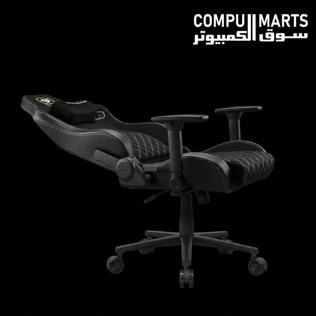 COUGAR Defensor ergonomic gaming chair with 4D folding armrests