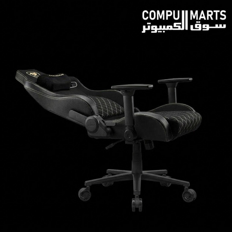 COUGAR Defensor ergonomic gaming chair with 4D folding armrests