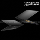 Side view of ASUS TUF Gaming F16 TUF608JPR-RV084 showing Thunderbolt 4 port, USB ports, HDMI 2.1, and RJ45 LAN port