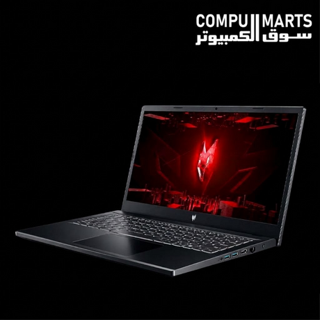 Acer Nitro V 15 gaming laptop with 16GB DDR5 memory and 512GB NVMe Gen 4 storage