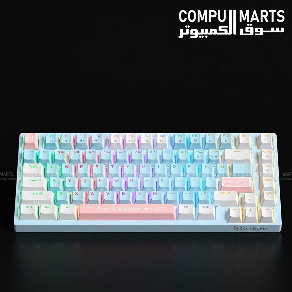 ONIKUMA G52 75% 82-Key Gaming Keyboard