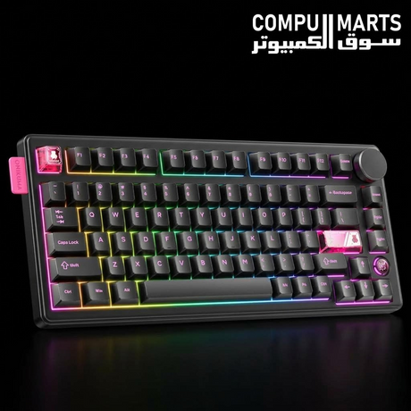 ONIKUMA MT706 81-Key Triple-Mode RGB Mechanical Keyboard 1ms Gasket Egypt