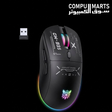 ONIKUMA CW935 2.4G Black gaming mouse with ergonomic design, 6-level DPI adjustment from 800–12800, triple-mode 2.4GHz wired and Bluetooth connectivity, and 6 programmable buttons