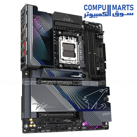 X870E AORUS MASTER X3D ICE – motherboard – GIGABYTE – AM5 DDR5 PCIe 5.0 WiFi 7 dual LAN 10GbE