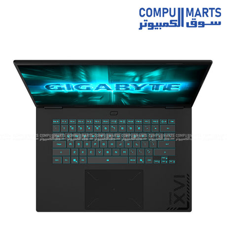 GIGABYTE GAMING A16 CTH – Gaming Laptop – GIGABYTE – RTX 5050 – i7-13620H – 16GB RAM – 512GB SSD – 16” WUXGA – RGB Keyboard – Black Steel