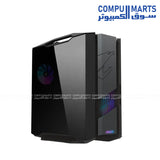 GIGABYTE AORUS C601 glass mid tower case – 4x 140mm ARGB PWM fans – USB 3.1 Gen2 Type-C – black – GIGABYTE