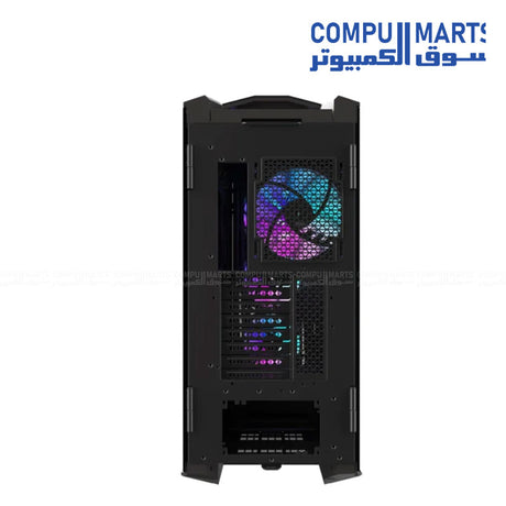 GIGABYTE AORUS C601 glass mid tower case – 4x 140mm ARGB PWM fans – USB 3.1 Gen2 Type-C – black – GIGABYTE