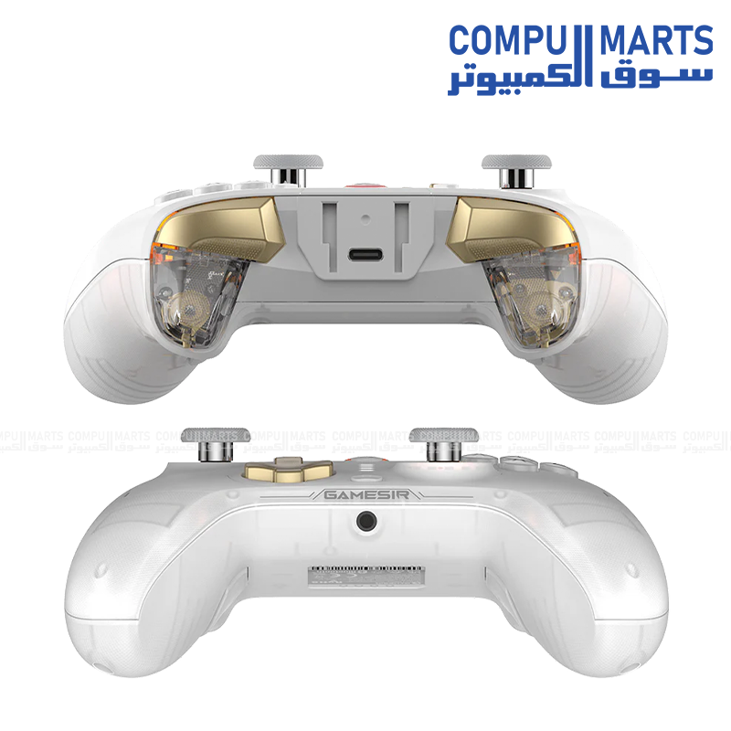 Wireless GameSir Cyclone 2 controller with 860mAh battery, RGB lighting and motion control for PC and Steam