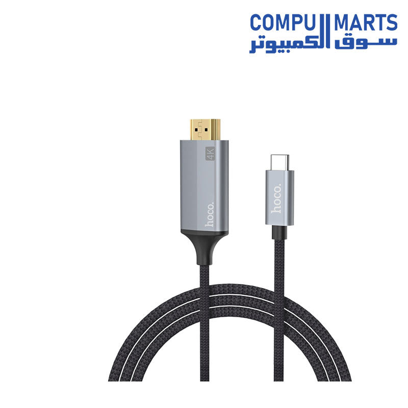hoco--Cable-Type-C-to-HDMI-4K-_UA13_-aluminum-alloy-shell