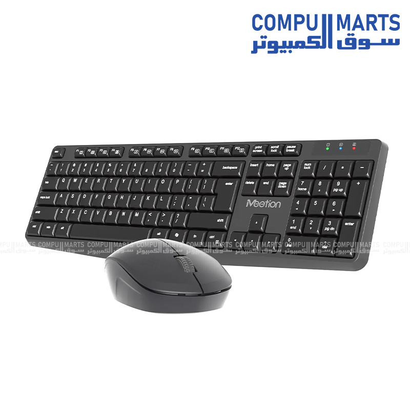 Meetion MT-CW235 2.4G wireless keyboard mouse combo with 104-key keyboard and 1200 DPI mouse available in Egypt.