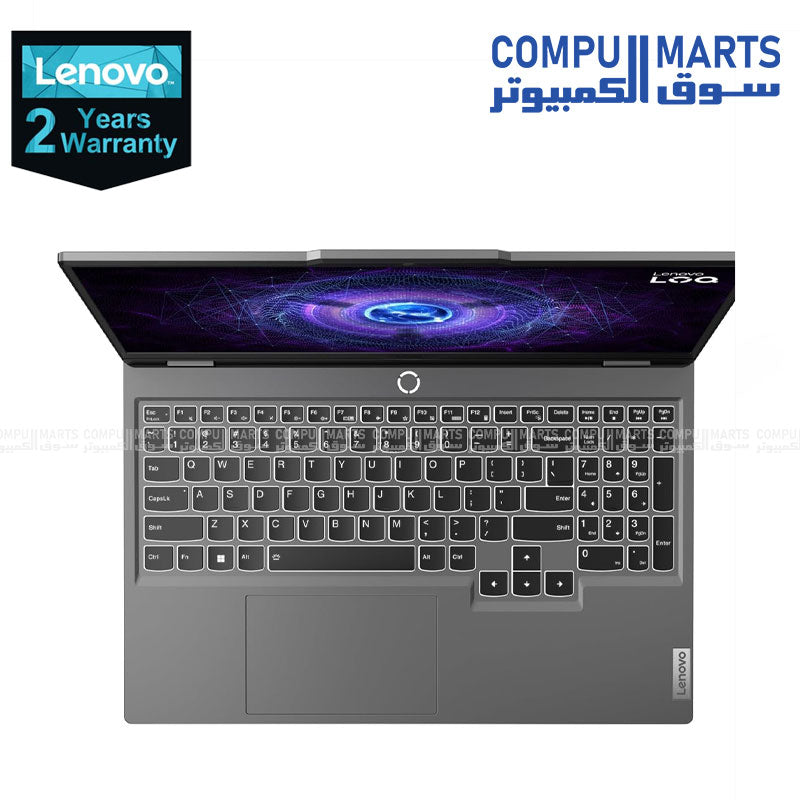 Lenovo laptop with RTX 3050 6GB graphics and Intel Core i5 processor paired with DDR5 memory and PCIe 4.0 SSD for gaming laptop Egypt buyers