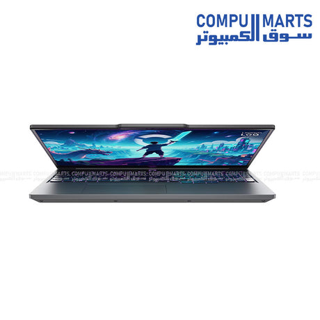 Lenovo LOQ gaming laptop in Luna Grey with 1-Zone RGB backlit keyboard