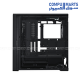 Lian Li LANCOOL 217 INF White Mid-Tower Gaming Case with Infinity-Mirror Front Panel, Tempered Glass, Dual 170mm Front Fans, 140mm Rear Fan, High Airflow Chassis, Back-Connect Motherboard Support