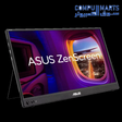 Side I/O ports of the ASUS ZenScreen MB16AHVE including USB-C and Mini HDMI connections[cite: 1]