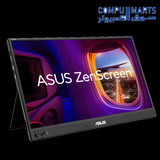 Side I/O ports of the ASUS ZenScreen MB16AHVE including USB-C and Mini HDMI connections[cite: 1]