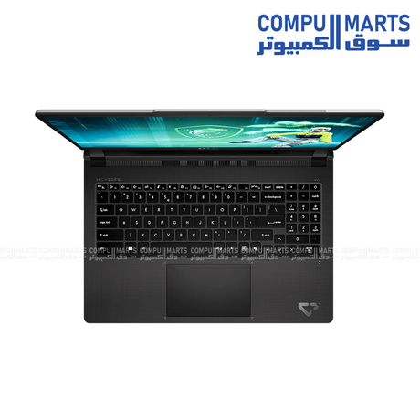 MSI Cyborg 15 Max C2WG laptop with Wi-Fi 6E, Bluetooth 5.3, Gigabit LAN, and comprehensive USB connectivity from Compumarts