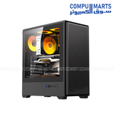 DarkFlash C365 E-ATX PC Case with GP650 650W power supply and three L17 120mm fans and Mesh front panel