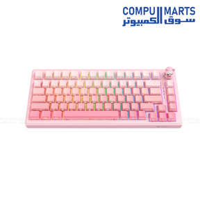ONIKUMA MT707 Keyboard with 82-Key Compact layout, Tri-Mode connection and Full-Key Hot-Swappable keys