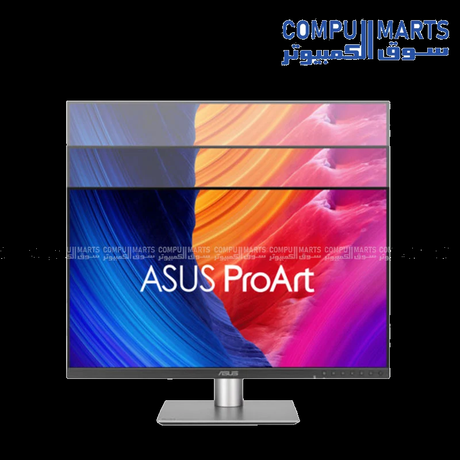ASUS PA278CGRV professional monitor with Calman Verified Delta E less than 2 color accuracy, 100 percent sRGB coverage, and extensive HDMI DisplayPort USB-C connectivity for creative workflows in Egypt