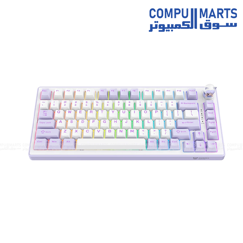 ONIKUMA MT707 gaming keyboard featuring Customized Mint Switch and Gasket Mount