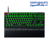 Razer Huntsman V3 Pro Tenkeyless Gaming Keyboard RZ03-05520100-R3M1 with Analog Optical Switch Gen-2, 8KHz Polling Rate, Razer Chroma RGB