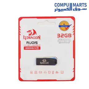 RU015-REDRAGON-FLASH DRIVE- 32GB- 3.2 USB